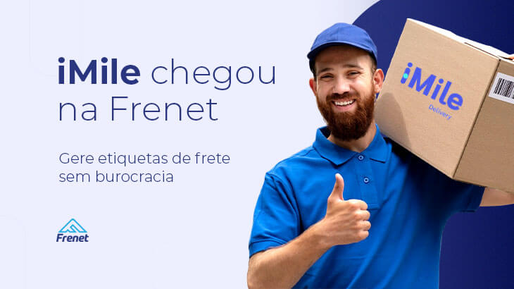 Frenet - Conecte transportadoras na sua loja virtual iMile chegou na Frenet: gere etiquetas de frete sem burocracia  